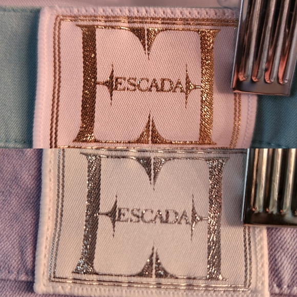 ESCADA Women’s Pants Cotton Blend Size 38 Bundle. 29.5" Waist US - Picture 7 of 12